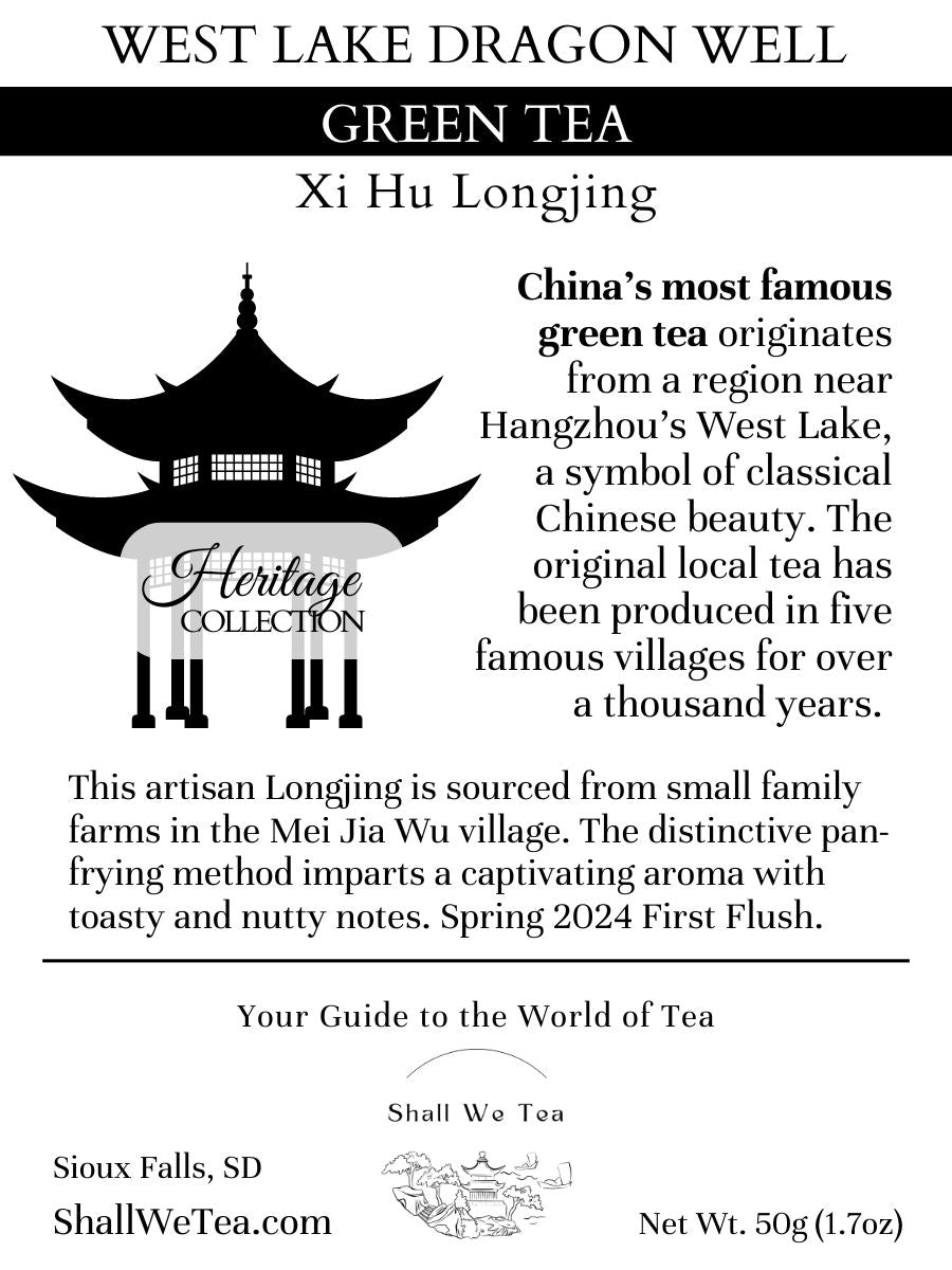 West Lake Dragon Well - Xi Hu Longjing Green Tea