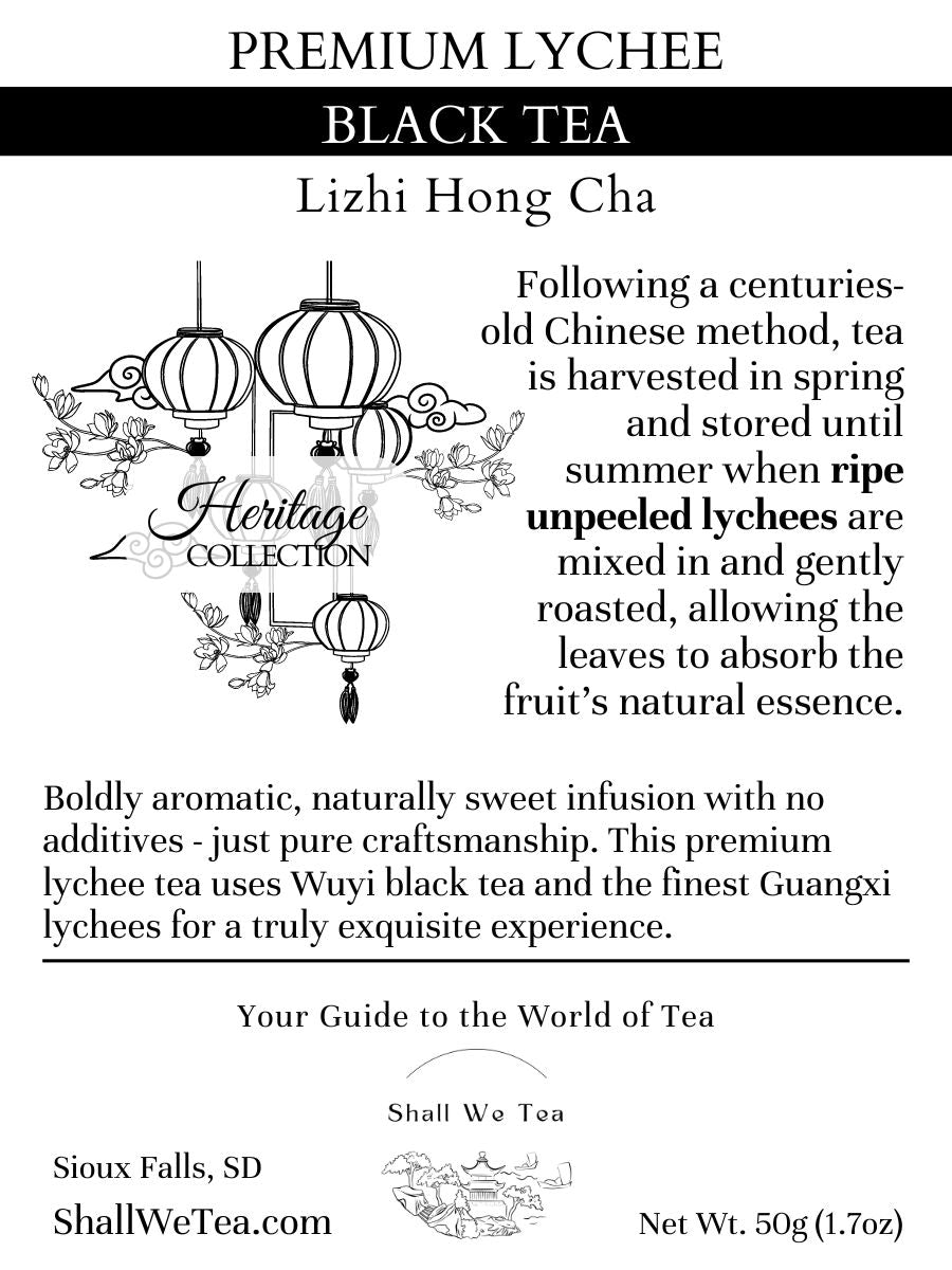 Lychee Black Tea - Lizhi Hong Cha